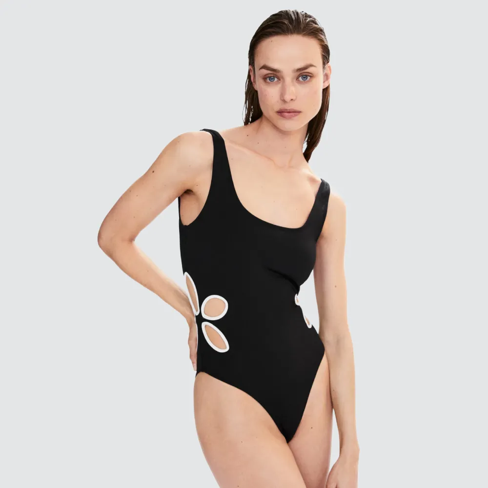 Cut-Out Detail Swimsuit