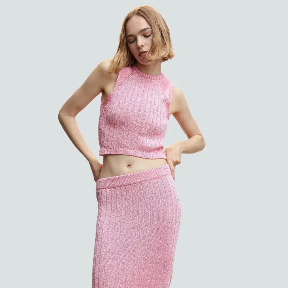 Heavy Ribbed Knit Top